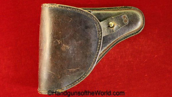 Steyr, 1908/34, Holster, Brown, leather, clamshell, police, pattern, Original, Austria, Austrian, Handgun, Pistol, Hand gun, Collectible, 1908