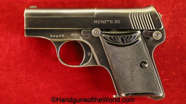 Menz, Vest Pocket, 6.35mm, RBD, Erfurt, Railway Marked, VP, German, Germany, Handgun, Pistol, C&R, Collectible, Hand gun, 6.35, 25, .25, acp auto