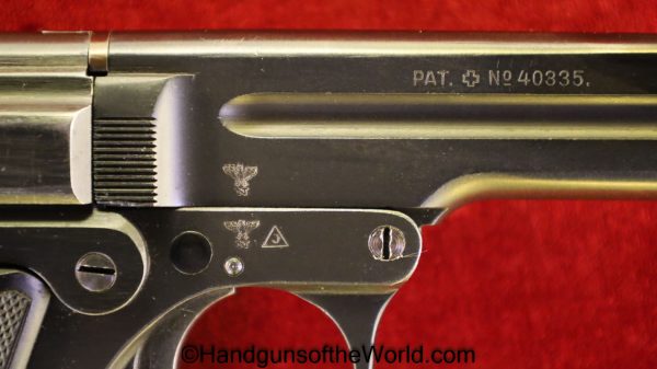 Steyr, 1908/34, 7.65mm, Nazi, Eagle N, Proofed, Full Rig, German, Germany, WWII, WW2, Austrian, Austria, Handgun, Pistol, C&R, Collectible, E/N, Eagle/N