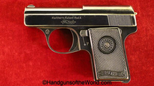 Walther, Model 9, 6.35mm, Czech, Proofed, Czechoslovakia, German, Germany, Handgun, Pistol, C&R, Collectible, VP, Vest Pocket, 9, Model, 25, .25, acp, auto