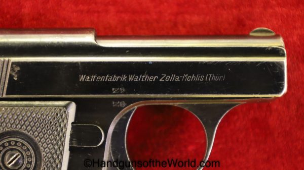 Walther, Model 9, 6.35mm, Czech, Proofed, Czechoslovakia, German, Germany, Handgun, Pistol, C&R, Collectible, VP, Vest Pocket, 9, Model, 25, .25, acp, auto