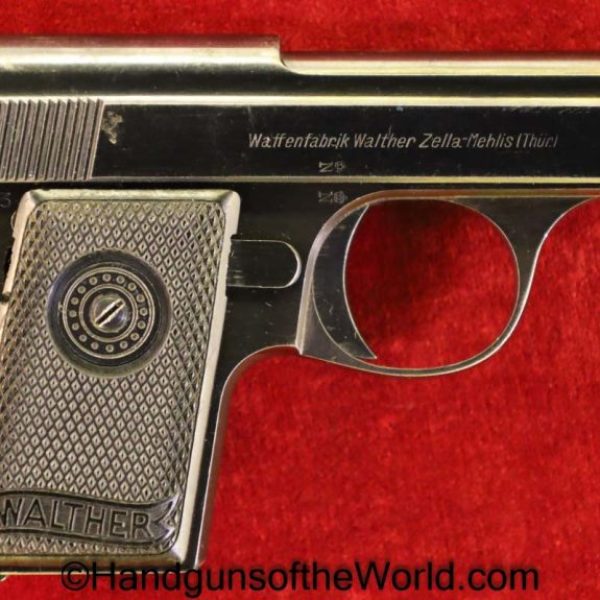 Walther, Model 9, 6.35mm, Czech, Proofed, Czechoslovakia, German, Germany, Handgun, Pistol, C&R, Collectible, VP, Vest Pocket, 9, Model, 25, .25, acp, auto