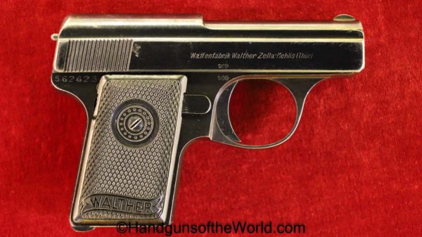 Walther, Model 9, 6.35mm, Czech, Proofed, Czechoslovakia, German, Germany, Handgun, Pistol, C&R, Collectible, VP, Vest Pocket, 9, Model, 25, .25, acp, auto