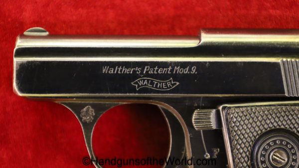 Walther, Model 9, 6.35mm, Czech, Proofed, Czechoslovakia, German, Germany, Handgun, Pistol, C&R, Collectible, VP, Vest Pocket, 9, Model, 25, .25, acp, auto