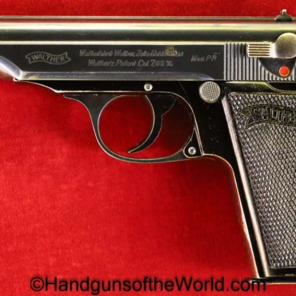 Walther, PP, 7.65mm, Dural, Frame, WWII, Era, WW2, German, Germany, Handgun, Pistol, C&R, Collectible, Pocket, Dural Frame, 32, .32, acp, auto, 7.65