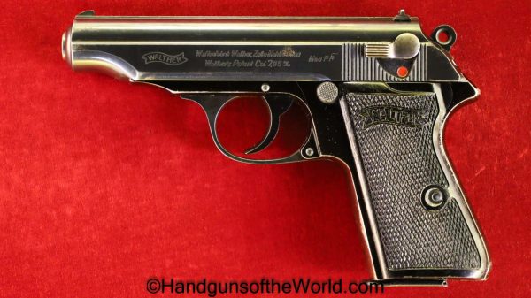 Walther, PP, 7.65mm, Dural, Frame, WWII, Era, WW2, German, Germany, Handgun, Pistol, C&R, Collectible, Pocket, Dural Frame, 32, .32, acp, auto, 7.65