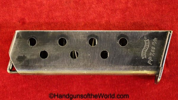 Walther, PP, 7.65mm, Dural, Frame, WWII, Era, WW2, German, Germany, Handgun, Pistol, C&R, Collectible, Pocket, Dural Frame, 32, .32, acp, auto, 7.65