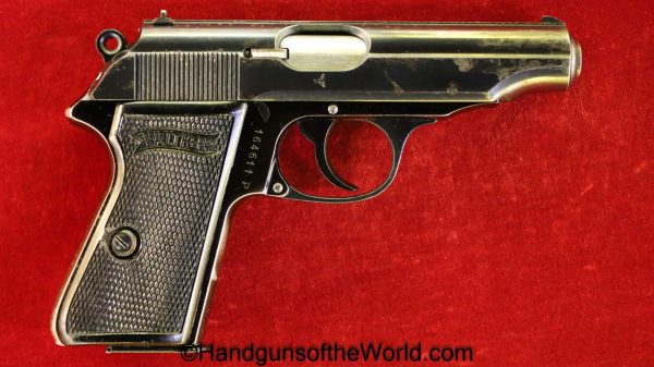 Walther, PP, 7.65mm, Dural, Frame, WWII, Era, WW2, German, Germany, Handgun, Pistol, C&R, Collectible, Pocket, Dural Frame, 32, .32, acp, auto, 7.65