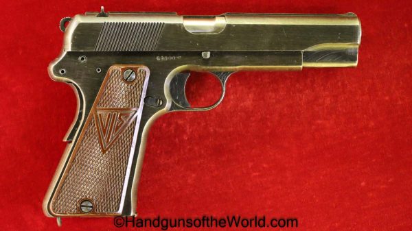 Radom, P35, P.35, P 35, VIS, 9mm, P-35, Type III, German, WWII, with Brown Grips, WW2, Germany, Handgun, Pistol, C&R, Collectible, Type 3, Type, III, 3