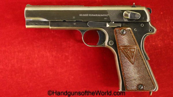 Radom, P35, P.35, P 35, VIS, P-35, 9mm, Type III, German, WWII, with Brown Grips, Brown Grips, WW2, Germany, Handgun, Pistol, C&R, Collectible, Type 3