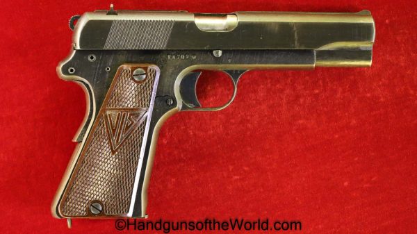 Radom, P35, P.35, P 35, VIS, P-35, 9mm, Type III, German, WWII, with Brown Grips, Brown Grips, WW2, Germany, Handgun, Pistol, C&R, Collectible, Type 3