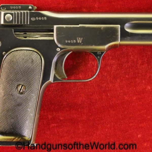FN, Browning, Model, 1900, 7.65mm, Belgian, Military, Handgun, Pistol, C&R, Collectible, Hand gun, Pocket, WWI, WW1, 32, .32, acp, auto, 7.65, Firearm