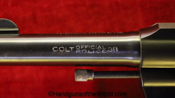 Colt, Official Police, .38, US, Flaming Bomb, Proofed, Military, 38, Handgun, Revolver, C&R, Collectible, 1943, WWII, WW2, Official, Police, America, USA