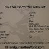 Colt, Police Positive, .38, 1922, Mint, in Box, Boxed, with Box, with Letter, Lettered, Handgun, C&R, Collectible, Revolver, 38, with Target, Numbered