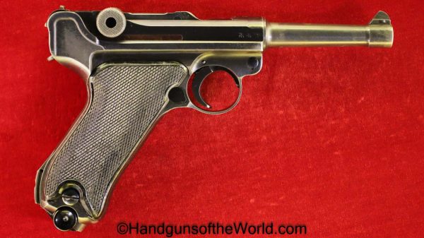 Luger, P08, P-08, P 08, P.08, Mauser, BYF42, 9mm, Black Widow, 1942, 42, byf, German, Germany, WW2, WWII, Handgun, Pistol, C&R, Collectible, byf 42, byf-42