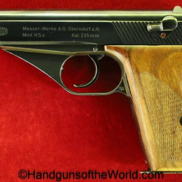 Mauser, HSc, 7.65mm, WWII, German, Police, 2 Matching Magazines, Full Rig, Germany, WW2, Handgun, Pistol, C&R, Collectible, E/L, Eagle L, EL, Eagle/L, 2 Matching Mags, 2 Matching Clips, 7.65, 32, .32, acp, auto, with Holster