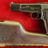 Inglis, MKI*, High Power, 9mm, with Original Stock, Outstanding, with Stock, Stocked, Handgun, Pistol, C&R, Collectible, Canada, Canadian, BHP, Hi Power