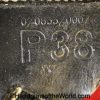 Walther, P38, P.38, P 38, P-38, Mauser, BYF 44, 9mm, Nazi, Police, Eagle L, Proofed, Handgun, Pistol, C&R, Collectible, WWII, WW2, 1944, E/L, byf, 44, byf44