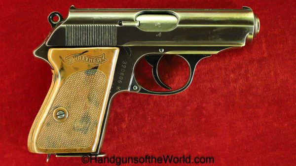 Walther, PPk, 7.65mm, German, WWII, WaA359, Proofed, WaA 359, Germany, WW2, Handgun, Pistol, C&R, Collectible, Pocket, Military, 32, .32, acp, auto, 7.65