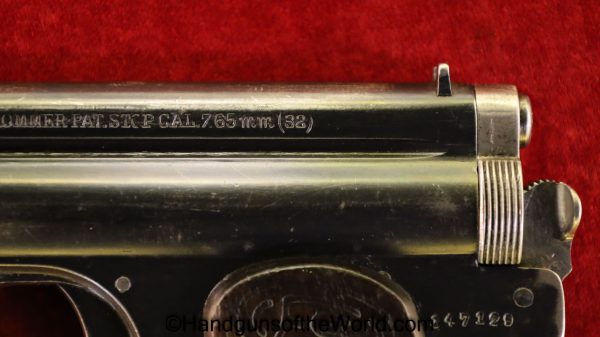 Frommer, Stop, 7.65mm, Unit Marked, Hungarian, Hungary, Handgun, Pistol, C&R, Collectible, Pocket, 32, .32, acp, auto, 7.65, Hand gun, Firearm, Fire arm