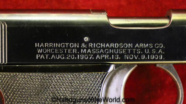 H&R, Self Loading, .32acp, USA, Harrington & Richardson, 32, .32, acp, auto, Handgun, Pistol, C&R, Collectible, Pocket, Harrington and Richardson, 7.65