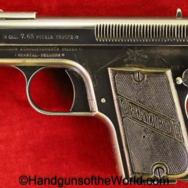 Bayard, 1908, 7.65mm, German, WWI, Military, Imperial, Germany, WW1, Handgun, Pistol, C&R, Collectible, 32, .32, acp, auto, Pocket, Belgian, Belgium, 7.65
