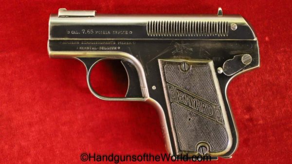 Bayard, 1908, 7.65mm, German, WWI, Military, Imperial, Germany, WW1, Handgun, Pistol, C&R, Collectible, 32, .32, acp, auto, Pocket, Belgian, Belgium, 7.65