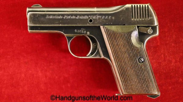 Becker & Hollander, Beholla, 7.65mm, 7.65, 32, .32, acp, auto, German, Germany, Handgun, Pistol, C&R, Collectible, Pocket, Hand gun, Vintage, 1920s