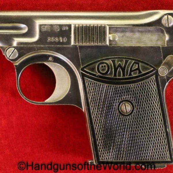 OWA, Model, 1922, 6.35mm, Late Type, Late, 6.35, 25, .25, acp, auto, Austrian, Austria, 1924, VP, Vest Pocket, Handgun, Pistol, C&R, Collectible, Hand gun