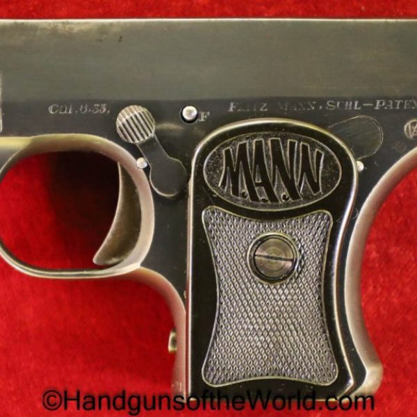 Mann, WT 1921, 6.35mm, Tiny, Vest Pocket, VP, German, Germany, Handgun, Pistol, C&R, Collectible, 6.35, WT-1921, WT1921, WT, 1921, Hand gun, Small