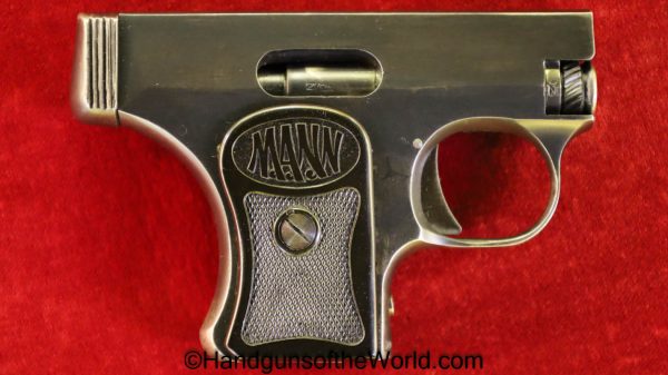 Mann, WT 1921, 6.35mm, Tiny, Vest Pocket, VP, German, Germany, Handgun, Pistol, C&R, Collectible, 6.35, WT-1921, WT1921, WT, 1921, Hand gun, Small