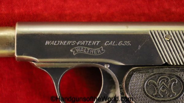 Walther, Model 7, 6.35mm, Model 7, VII, 6.35, .25, 25, acp, auto, German, Germany, Handgun, Pistol, Hand gun, VP, Vest Pocket, Firearm, C&R, Collectible