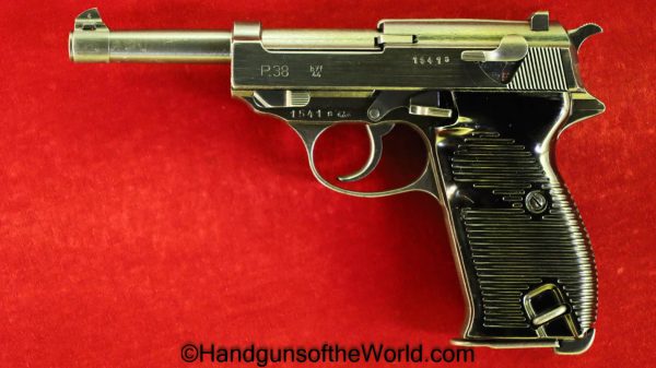 Walther, P-38, Mauser, BYF44, 9mm, German, WWII, WW2, Germany, Handgun, Pistol, C&R, Collectible, P38, P.38, P 38, 1944, 44, byf, byf 44, byf-44, Hand gun