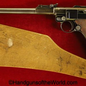 Luger, DWM, 1917, Artillery, Red 9, with Stock, 9mm, German, Germany, WWI, WW1, Handgun, Pistol, C&R, Collectible, LP08, LP 08, LP-08, LP.08, Stocked