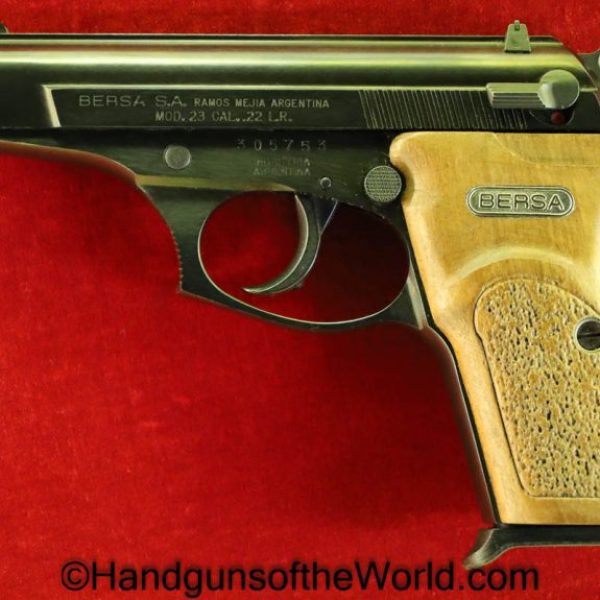 Bersa, Model 23, .22lr, .22, 22lr, 22, Model, 23, Handgun, Pistol, Collectible, Hand gun, Argentine, Argentina, Pocket, Firearm, Fire arm