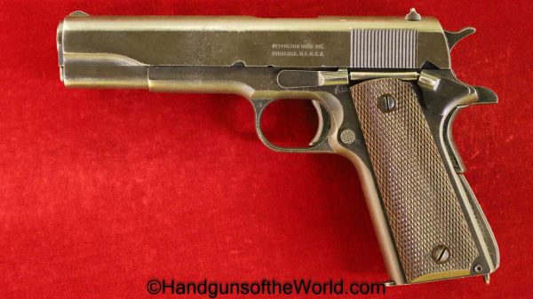 Colt, 1911A1, Remington Rand , .45acp, US, Army, 1944, 1911, 45, .45, acp, auto, WWII, WW2, Handgun, Pistol, C&R, Collectible, USA, American, America