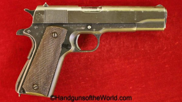 Colt, 1911A1, Remington Rand , .45acp, US, Army, 1944, 1911, 45, .45, acp, auto, WWII, WW2, Handgun, Pistol, C&R, Collectible, USA, American, America