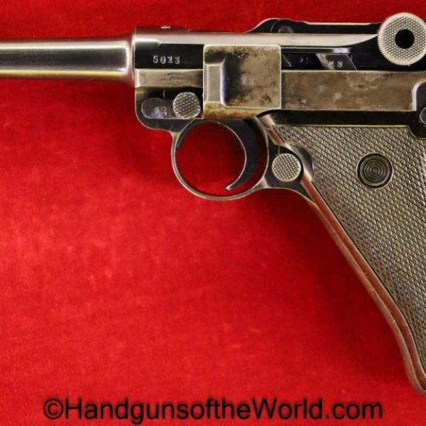 Luger, P.08, Mauser, BYF, 1939, 9mm, VOPO Rework, VOPO, German, Germany, WWII, WW2, Handgun, Pistol, C&R, Collectible, Shooter, Grade, P08, P 08, P-08