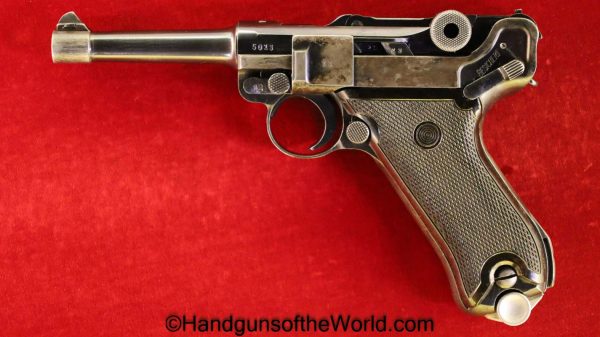 Luger, P.08, Mauser, BYF, 1939, 9mm, VOPO Rework, VOPO, German, Germany, WWII, WW2, Handgun, Pistol, C&R, Collectible, Shooter, Grade, P08, P 08, P-08