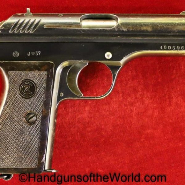 CZ-24, .380, Czech, Dated, 1937, Czechoslovakia, CZ, 24, CZ24, CZ 24, Handgun, Pistol, C&R, Collectible, 380, acp, auto, Pocket, Hand gun, WWII, WW2