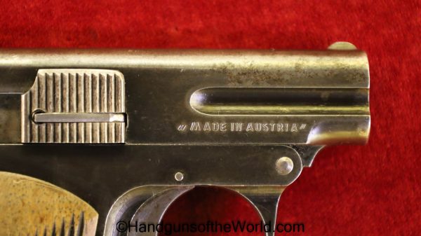 OWA, VP, 6.35mm, Early Type, Dated, 1921, Early, 6.35, 25, .25, acp, auto, Vest Pocket, Handgun, Pistol, C&R, Collectible, Austria, Austrian, Model