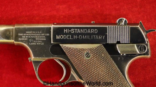 High Standard, HD, Military, .22lr, 6 3/4" Barrel, Hi Standard, Hi-Standard, HD Military, 22, .22, 22lr, Handgun, Pistol, C&R, Collectible, Hand gun, Target