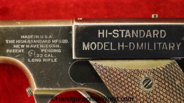 High Standard, HD, Military, .22lr, 6 3/4" Barrel, Hi Standard, Hi-Standard, HD Military, 22, .22, 22lr, Handgun, Pistol, C&R, Collectible, Hand gun, Target