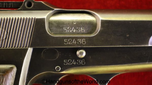 FN Browning High Power, 9mm, Tangent Sight, German WWII Issue - Image 11