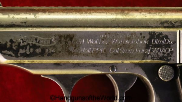Walther, PPk, .380, 380, acp, auto, German, Germany, Handgun, Pistol, C&R, Collectible, Post-War, Post War, Interarms, Inter Arms, 9mm, Kurz, Short, Corto