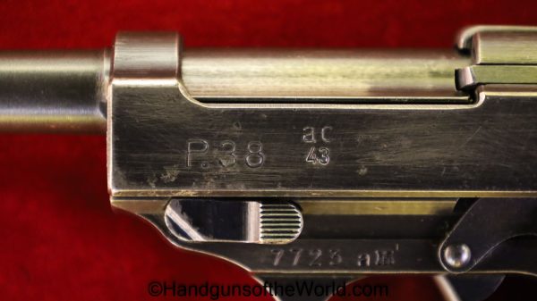 Walther, P-38, AC 43, 9mm, German, WWII, WW2, Germany, Handgun, Pistol, C&R, Collectible, Hand gun, P38, P.38, P 38, AC, 43, 1943, AC43, AC-43