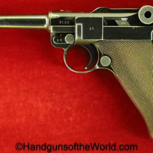Luger, P.08, Mauser, S/42, 1937, 9mm, 2nd Variation, German, WWII, WW2, Germany, Handgun, Pistol, C&R, Collectible, S-42, S42, P08, P 08, P-08, Late