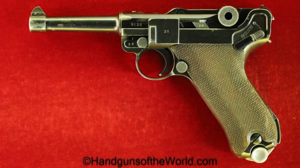 Luger, P.08, Mauser, S/42, 1937, 9mm, 2nd Variation, German, WWII, WW2, Germany, Handgun, Pistol, C&R, Collectible, S-42, S42, P08, P 08, P-08, Late