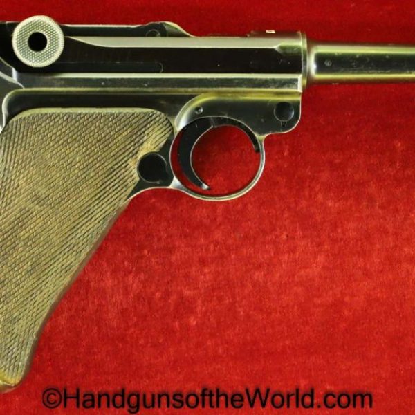 Luger, P.08, Mauser, S/42, 1937, 9mm, 2nd Variation, German, WWII, WW2, Germany, Handgun, Pistol, C&R, Collectible, S-42, S42, P08, P 08, P-08, Late