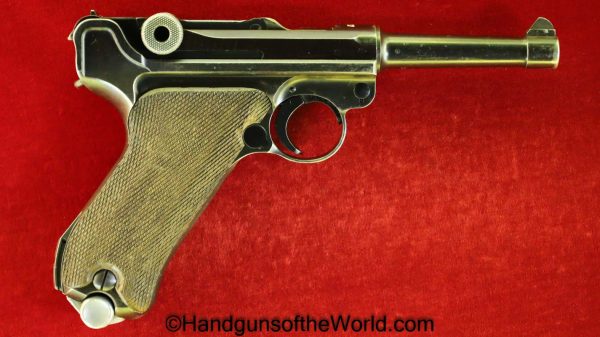 Luger, P.08, Mauser, S/42, 1937, 9mm, 2nd Variation, German, WWII, WW2, Germany, Handgun, Pistol, C&R, Collectible, S-42, S42, P08, P 08, P-08, Late